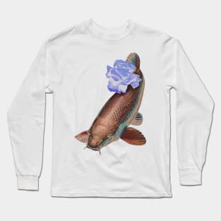 mostach fish Long Sleeve T-Shirt